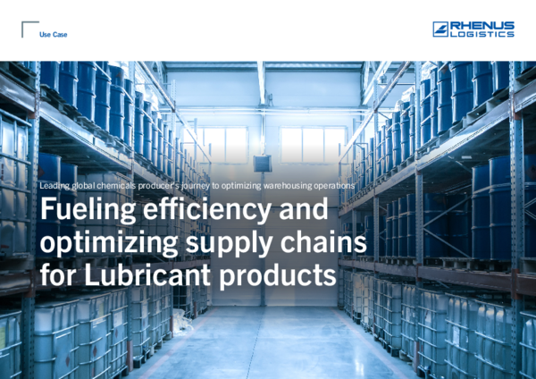 Cover of the case study:"Fueling efficiency and optimizing supply chains for Lubricant products"